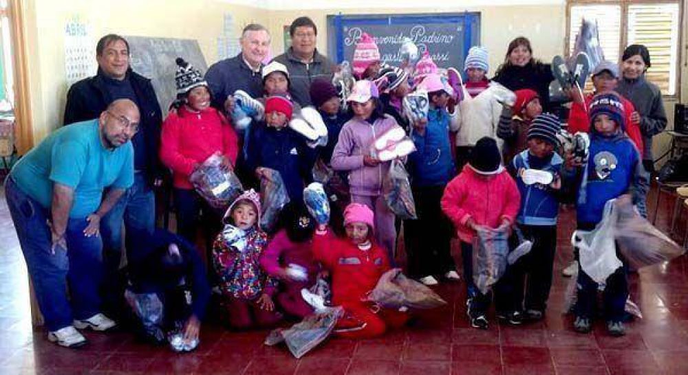Perassi visit la escuela Lzaro Cruz de Miyuyoc