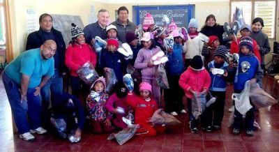 Perassi visit� la escuela �L�zaro Cruz� de Miyuyoc