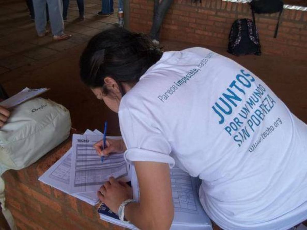 Techo sale a las calles misioneras en busca de nuevos socios
