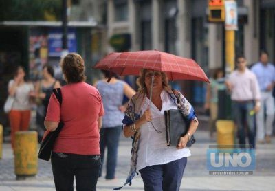 Probabilidad de lluvias y una m�xima de 27 grados en la provincia