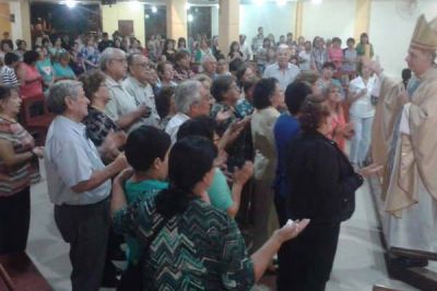Monse�or Torrado presidi� misa por la Cofrad�a V. del Valle