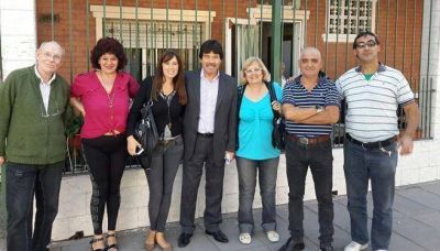 EL CONCEJAL OMAR LOPEZ CANDIDATO A INTENDENTE DE LANUS VISITA ENTIDADES DE BIEN P�BLICO