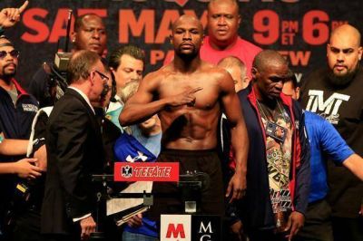 Mayweather y Pacquiao dieron el peso y ya est� todo listo para la gran pelea