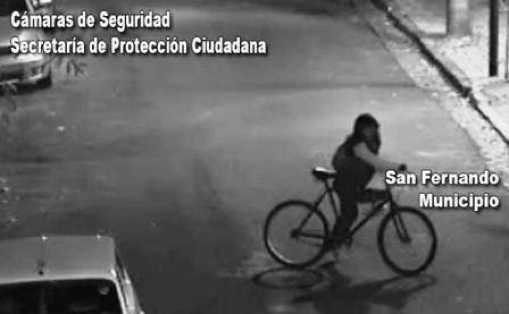 San Fernando: sin saber andar en bicicleta intent� robar una, pero fue detenida gracias a las c�maras de seguridad
