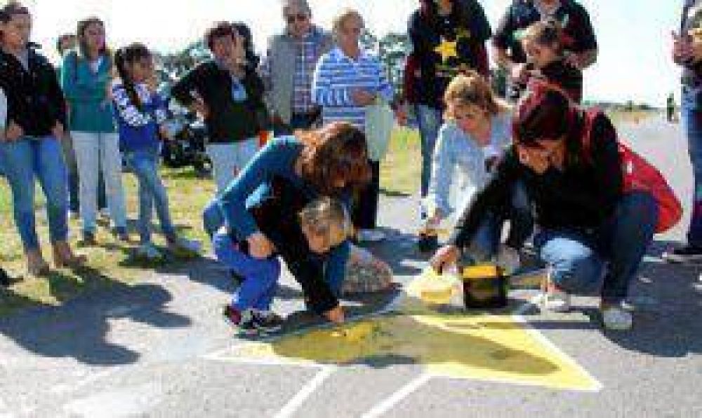 Repintar�n hoy la estrella amarilla de calle 59 y 60