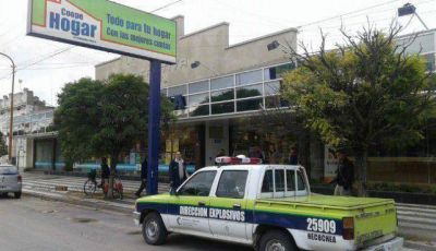 Por falsa amenaza de bomba, evacuaron sucursal de la Cooperativa Obrera