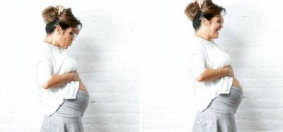 Mar�a Fernanda Callej�n muestra feliz su pancita de embarazada
