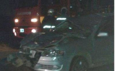 Automovilista muri� al chocar contra un caballo