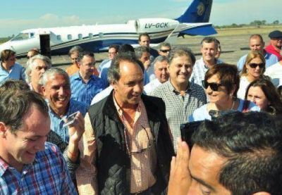 Scioli en Goya: �Estoy aqu� para asegurar la continuidad del proyecto�