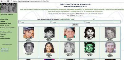 Convocan a consultar el sistema online de b�squeda de personas perdidas