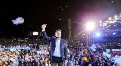 Pampeanos, en el acto de Sergio Massa