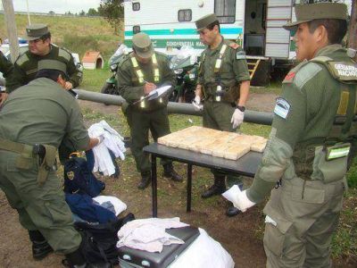 Gendarmer�a secuestr� 195 kilos de marihuana