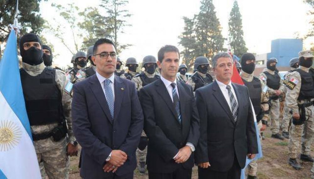Con discurso electoral, De la Sota lanz� la polic�a antinarcotr�fico
