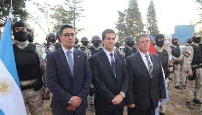 Con discurso electoral, De la Sota lanz� la polic�a antinarcotr�fico