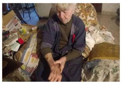 Ataron y golpearon a una abuela de 94 a�os para robarle