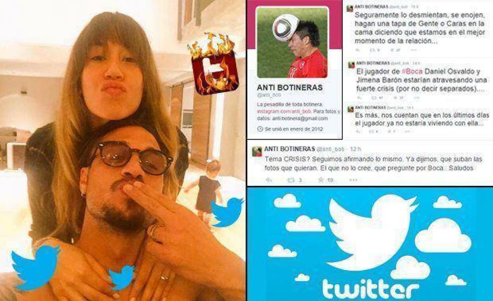 Jimena Barn y Daniel Osvaldo desmienten rumores de crisis: la chicanera reaccin con foto de la pareja