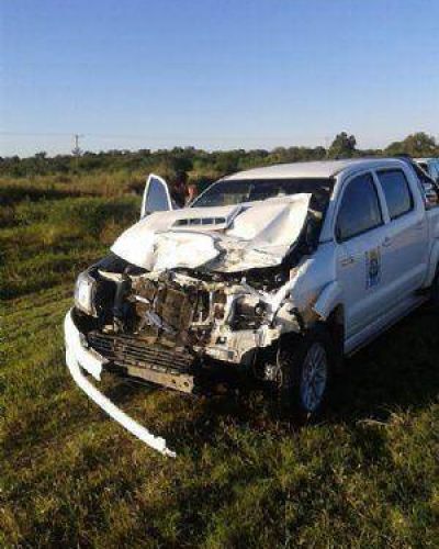 El intendente de Santa Sylvina choc� un caballo en la ruta 4
