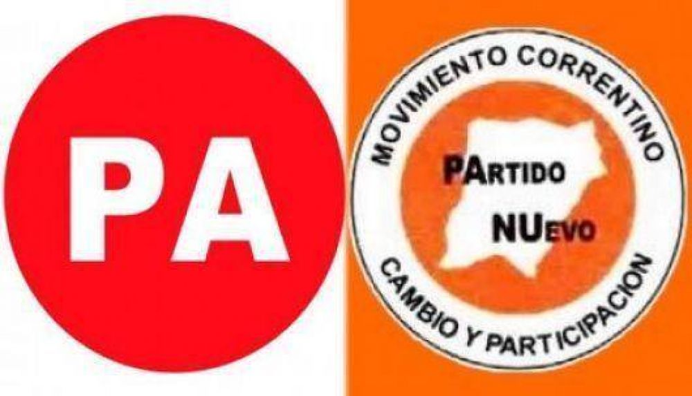 Alianza Correntina: con el PA, PaNu, Partido Federal, Proyecto Popular y Uni�n Celeste y Blanco