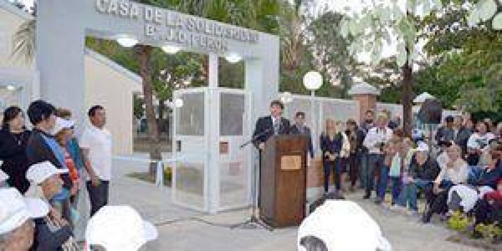 Inauguraron nueva Casa de la Solidaridad para los abuelos en el Circuito Cinco