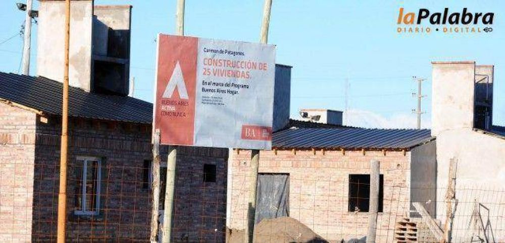 La obra de las 25 viviendas en un 60 por ciento de avance