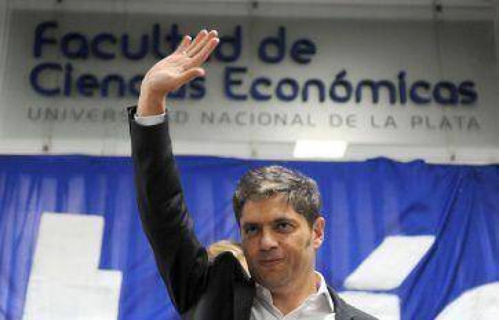 Axel Kicillof, en La Plata