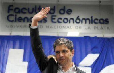 Axel Kicillof, en La Plata