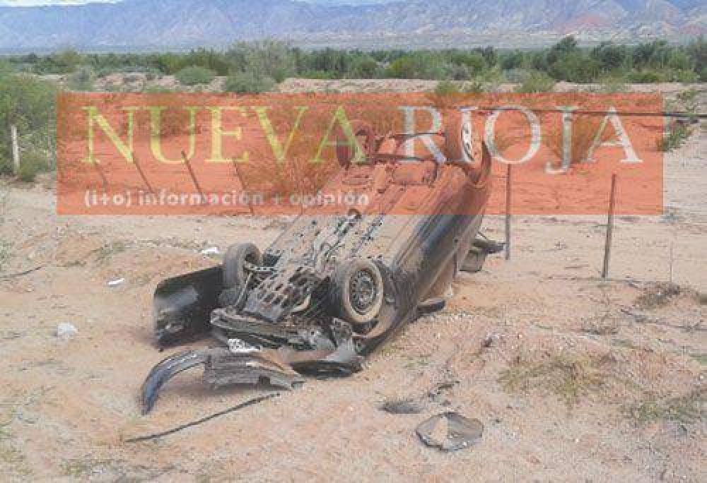 Tremendo vuelco no termin� en tragedia s�lo por un milagro