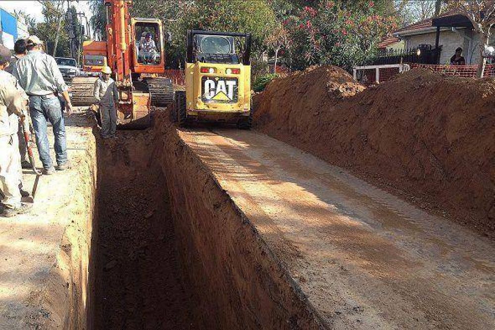 Tigre inici� obras de desag�es pluviales en General Pacheco