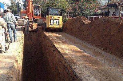 Tigre inici� obras de desag�es pluviales en General Pacheco