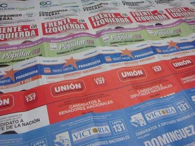 Las boletas en la elecci�n bonaerense ser�n XXL