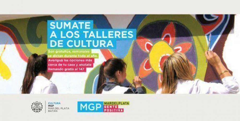 Talleres culturales en los barrios