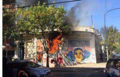 Flores: se volvi� a quemar el taller de la calle P�ez donde murieron dos nenes