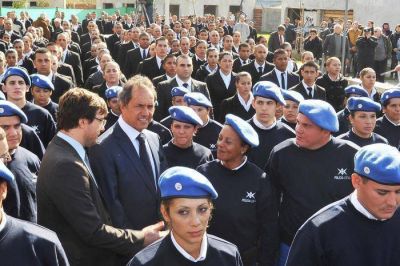 Scioli destac� que la Polic�a Local cubre a 4 millones de vecinos