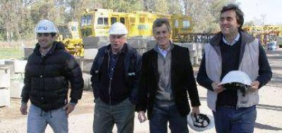 FRANETOVICH RECORRI� LA RENOVACION DE VIAS DE MORENO A LUJ�N 