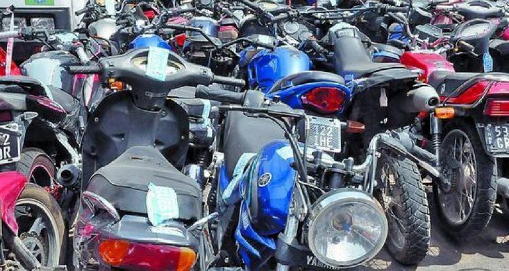 La subasta de motos de inspecci�n 
