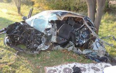 Impresionante choque sobre Ruta 5 en 9 de Julio: Un herido grave