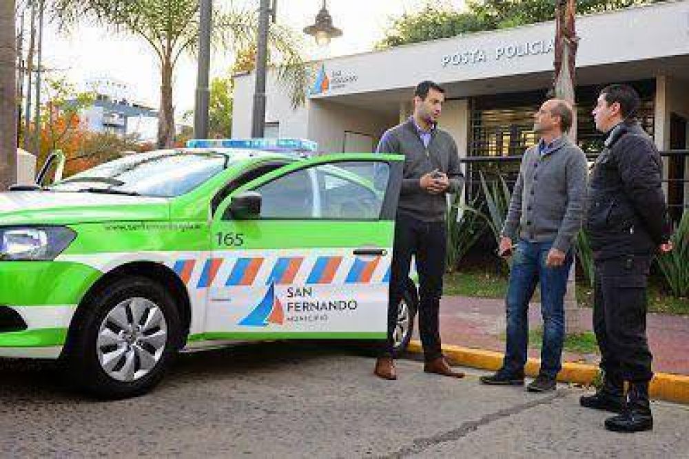Leandro Costa, precandidato a intendente de Escobar, visit� San Fernando y elogi� su sistema de seguridad
