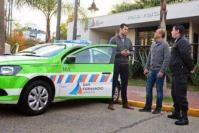 Leandro Costa, precandidato a intendente de Escobar, visit� San Fernando y elogi� su sistema de seguridad