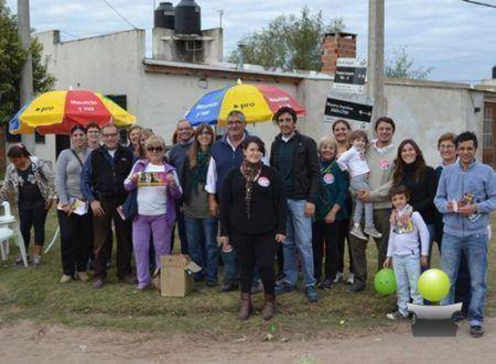 VICENTE GATICA Y MILITANTES DEL PRO VISITARON EL BARRIO PLAN FEDERAL SANTA MARTA