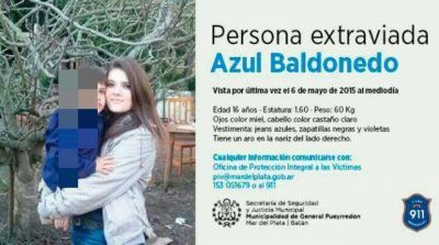  Encontraron a Azul y gestionaron el reencuentro con su familia
