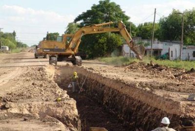La obra del colector cloacal norte entra en su etapa de finalizaci�n
