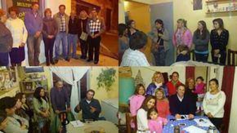 Ramiro Ortiz contin�a recorriendo los barrios