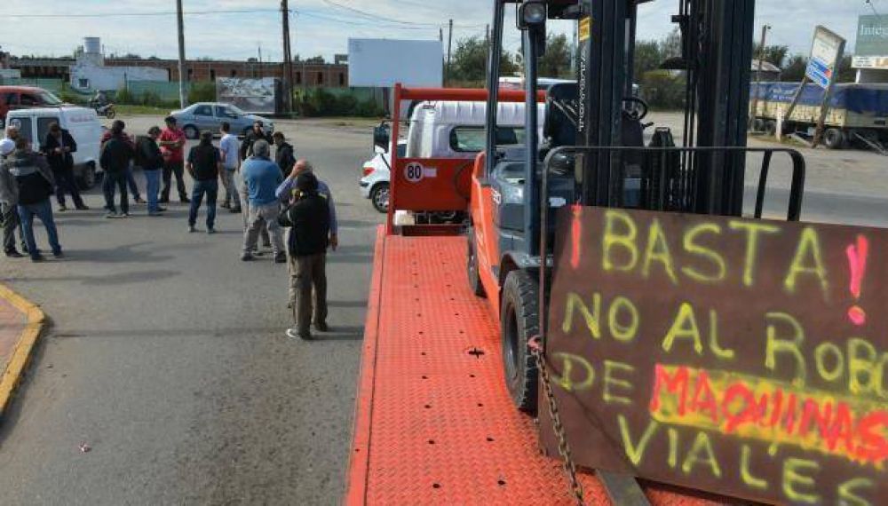 La trama oculta tras el robo de m�quinas viales en C�rdoba