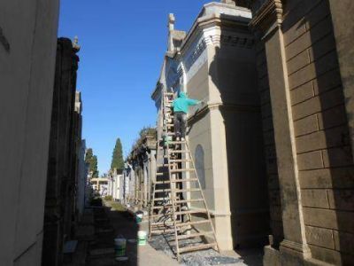 Diversos trabajos de la Secretar�a de Obras y Servicios P�blicos