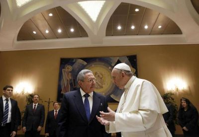 El Papa y Castro: un cara a cara �familiar� de 55 minutos