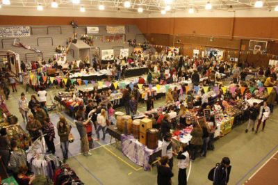 Gran cantidad de p�blico visit� los 200 stands de la Feria de la Econom�a Social y Solidaria