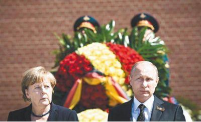 Tensi�n en el di�logo entre Merkel y Putin por el conflicto ucraniano