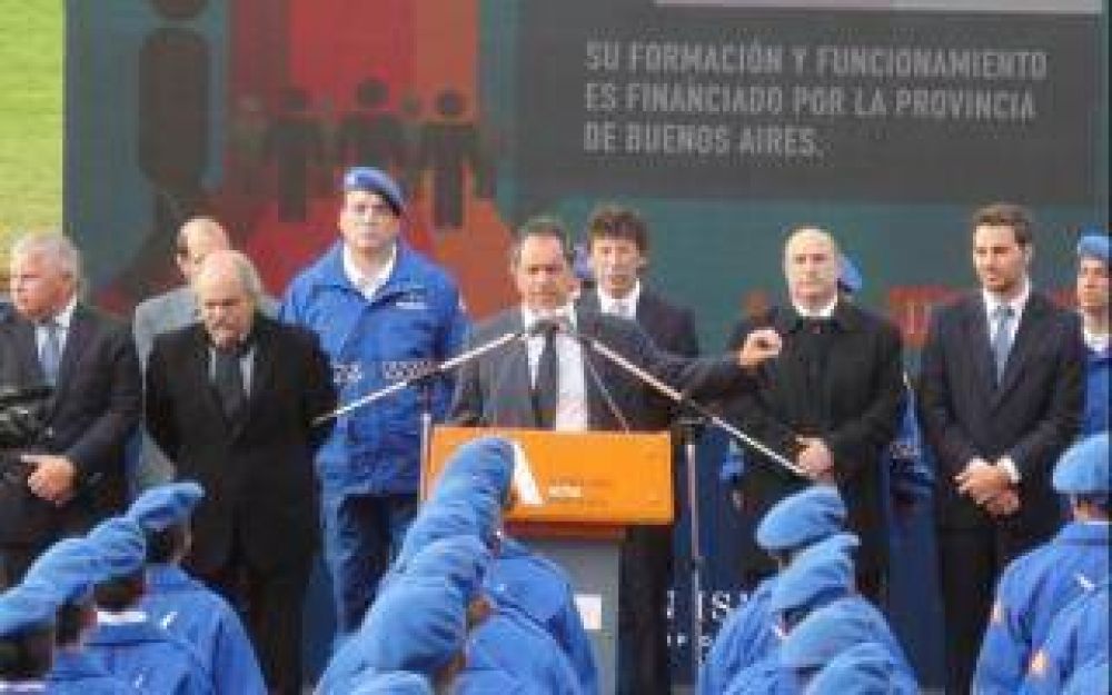 Scioli en San Isidro: 