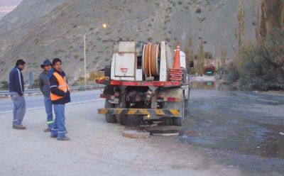 Otro derrame cloacal en Purmamarca