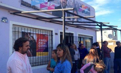 Giri lleg� al barrio libertad inaugurando un nuevo local del PRO